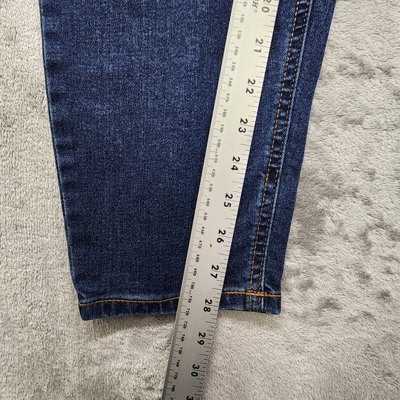 No Boundaries Jeans Womens 18 Blue Dark Wash High Rise Skinny Stretch Casual - Picture 10 of 12